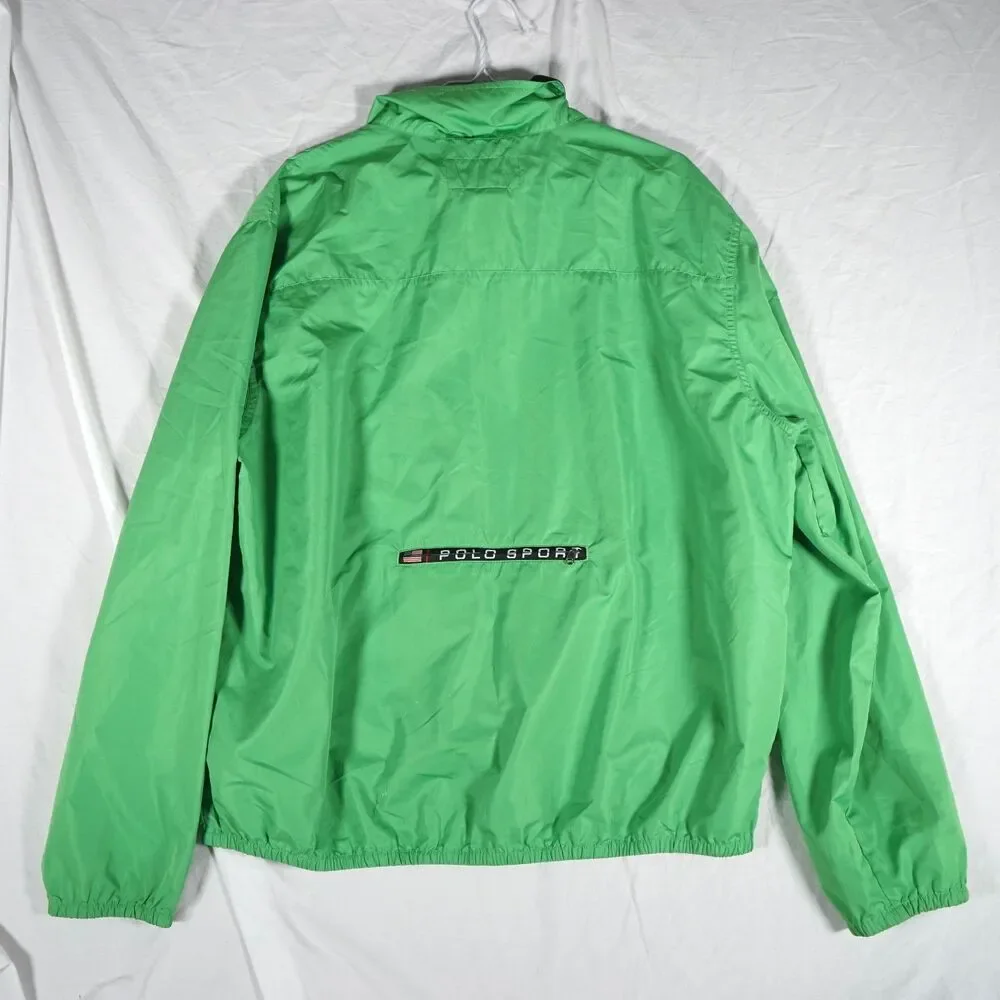 Polo Sport Ralph Lauren Jacket Green Full Zip Vintage XL